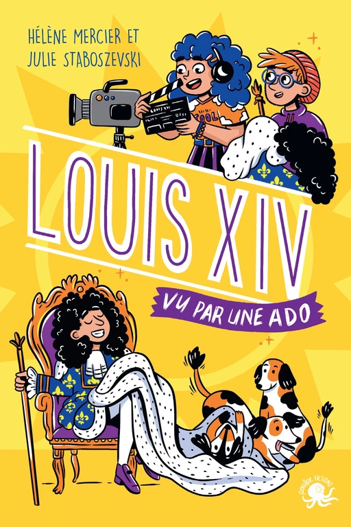 100 % Bio – Louis XIV vu par une ado – Biographie romancée jeunesse histoire – Dès 9 ans - Hélène Mercier - edi8