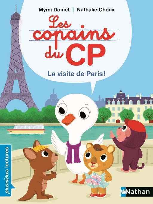 Les copains de CP La visite de Paris ! - Premières Lectures CP Niveau 1 - Dès 6 ans - Mymi Doinet - Nathan