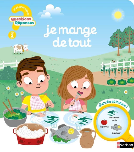 Je mange de tout - Mes premières Questions/Réponses - Dès 2 ans - Livre numérique - Gaëlle Bouttier-Guérive - Nathan