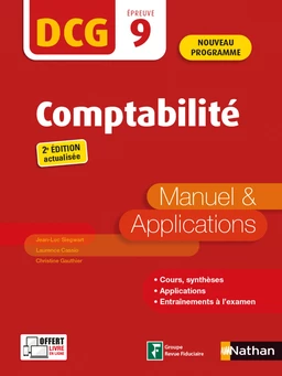 Comptabilité - DCG 9 - Manuel et applications - 2021 - EPUB