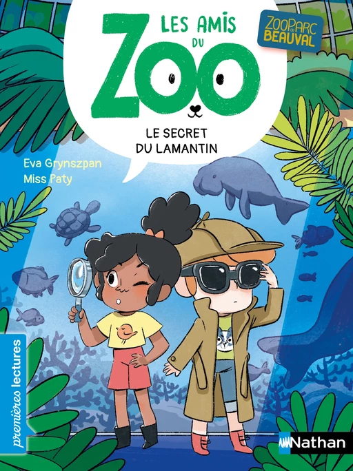 Les amis du zoo - Le secret des lamantins - Premières lectures - Dès 6 ans - Livre numérique - Eva Grynszpan - Nathan