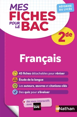 EPUB-Mes fiches pour le BAC - Français 2de