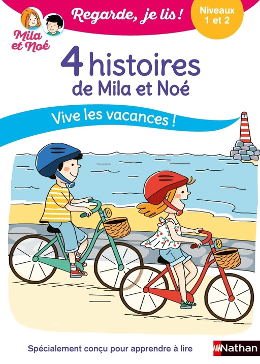 4 histoires pour l'été - Regarde, je lis ! - Niveaux 1 & 2 - Dès 5 ans - Éric Battut - Nathan