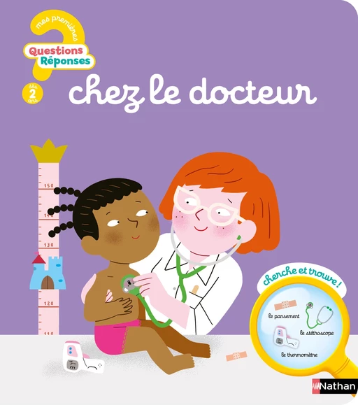 Chez le docteur - Mes premières Questions/Réponses - Dès 2 ans - Livre numérique - Christelle Chatel - Nathan