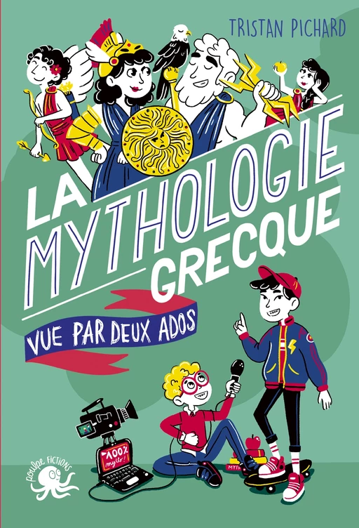 100 % Bio - La Mythologie grecque vue par deux ados - Biographie romancée jeunesse - Dès 9 ans - Tristan Pichard - edi8