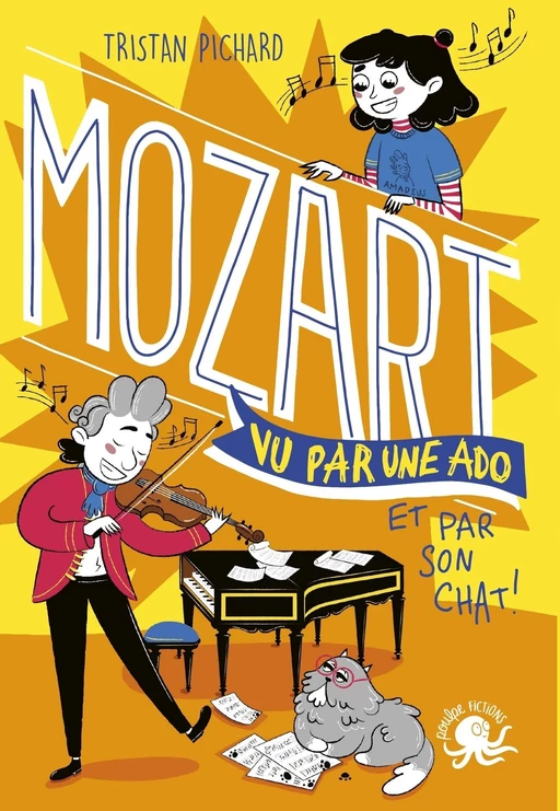 100 % Bio - Mozart vu par une ado - Biographie romancée jeunesse musique - Dès 9 ans - Tristan Pichard - edi8