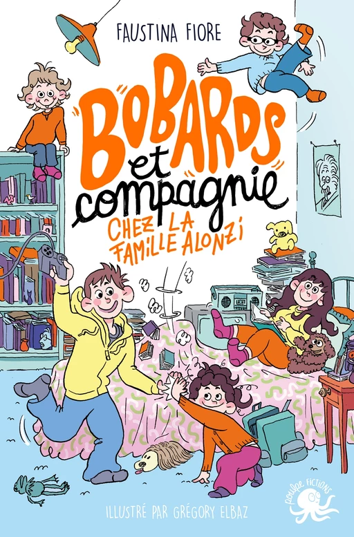 Bobards et compagnie, chez la famille Alonzi - Lecture roman jeunesse humour - Dès 8 ans - Faustina Fiore - edi8