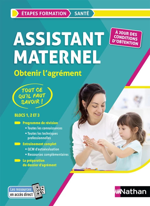 Assistant maternel - Préparation à l'agrément - EPUB - Louisa Rebih, Mona Hamzaoui - Nathan