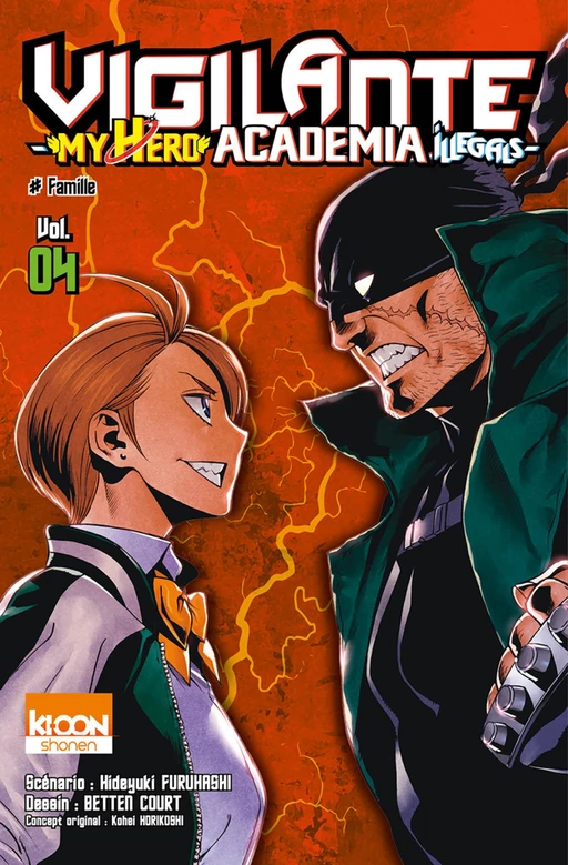 Vigilante - My Hero Academia Illegals T04 - Kohei Horikoshi, Betten Court, Furuhashi Hideyuki - AC média