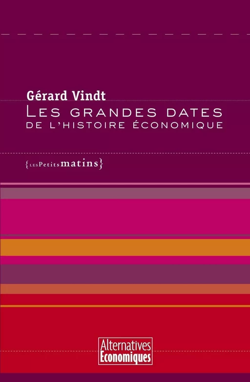 Les Grandes dates de l'histoire économique - Gérard Vindt - Petits matins