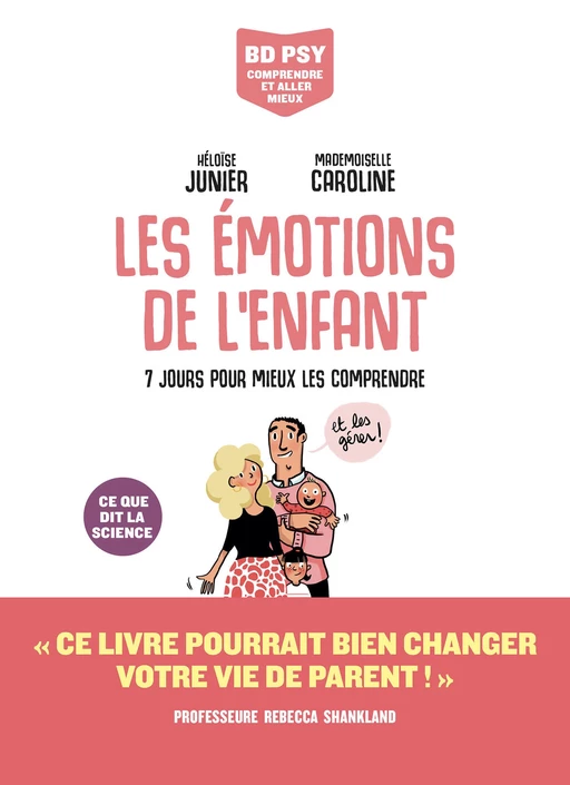 Les Emotions de l'enfant - 7 jours pour mieux les comprendre - Héloïse Junier,  Mademoiselle Caroline - Groupe Margot