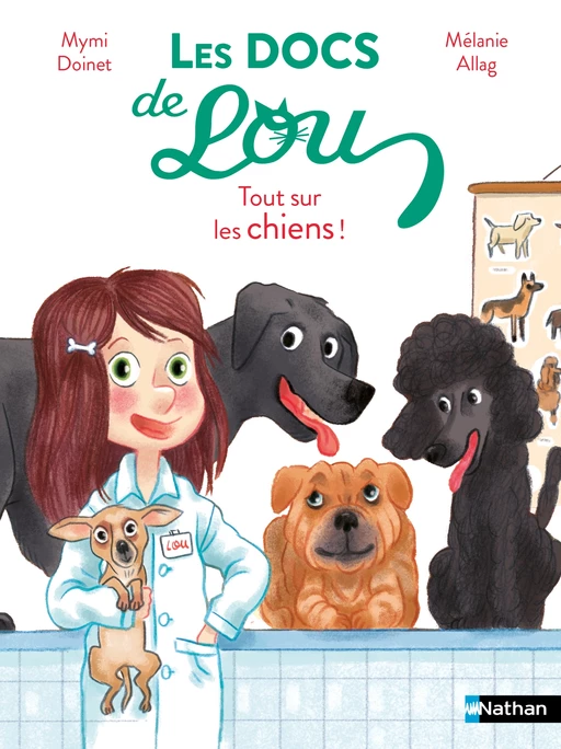 Les docs de Lou, tout sur les chiens - Lune Bleue - Dès 6 ans - Livre numérique - Mymi Doinet - Nathan