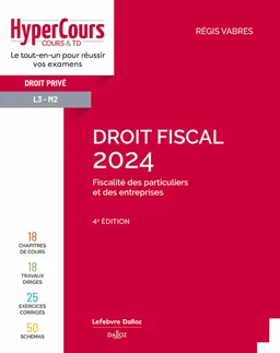 Droit fiscal 2024 4e éd.