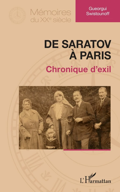 De Saratov à Paris - Gueorgui Swistounoff - Editions L'Harmattan