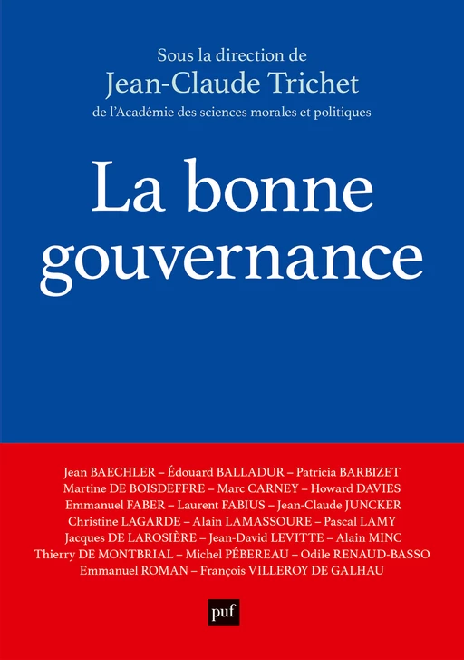 La bonne gouvernance - Jean-Claude Trichet - Humensis