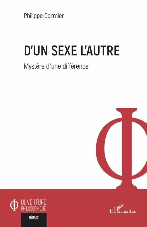 D'un sexe l'autre - Philippe Cormier - Editions L'Harmattan